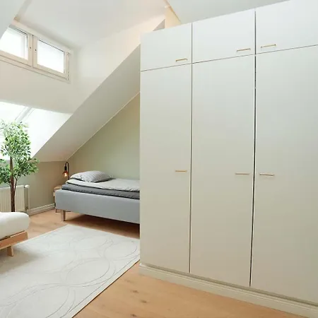 Bright & Modern Scandinavian Attic In Center