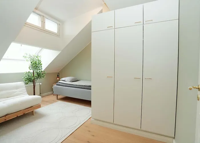 Bright & Modern Scandinavian Attic In Center